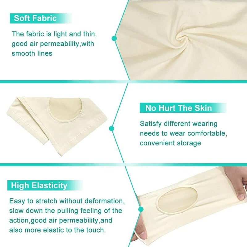 Mistuki Picc Line Covers for Upper Arm Picc Nursing Sleeve Caps with Medical Mesh Cast Protector Breathable and Comfort, Suitable for Women Men Adult Teens Supplies (S) - Image 2
